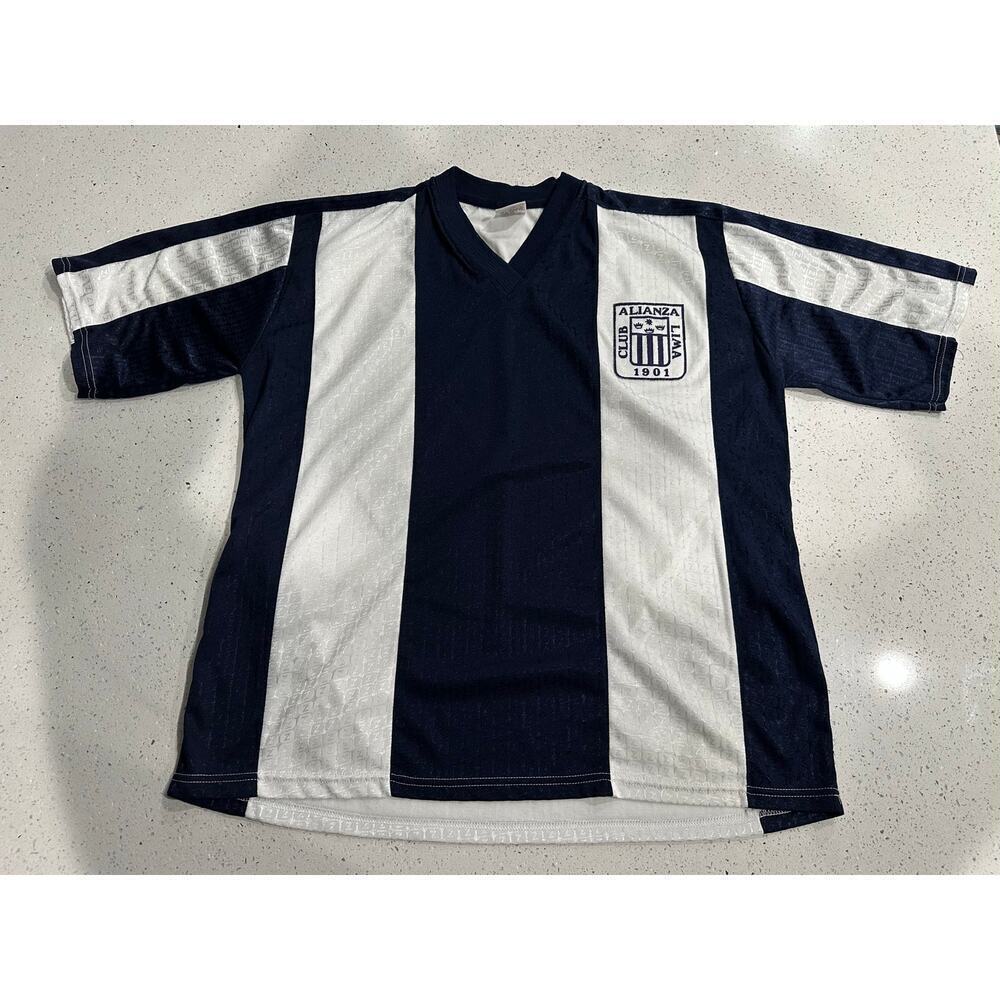 Herran Club Alianza Lima 1901 Peru Soccer Home Jersey Shirt Rare Size 30 Vintage